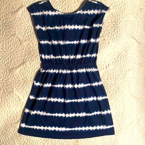 GAP blue tie dye style sleeveless dress